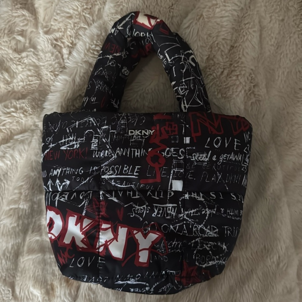Vintage DKNY “Graffiti” Soft Bag